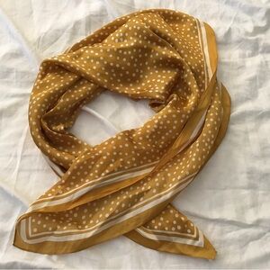Gold square scarf